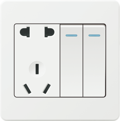 T9-011 二开带二三极插座