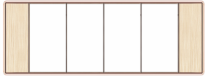 T12-012 四位面板