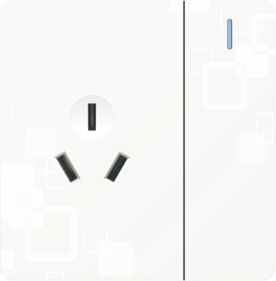 T4-009 一开带16A三极插座