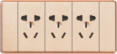 T15-007 三位五孔插座