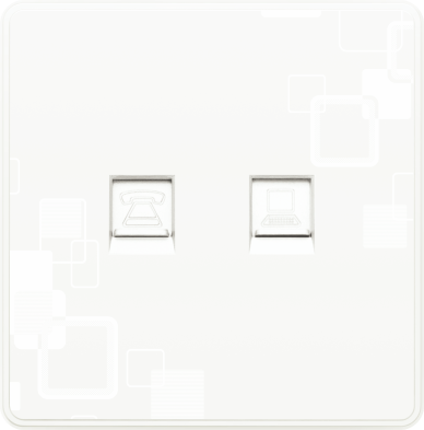 T4-014 二位电话插座