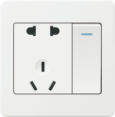 T9-010 一开带二三极插座