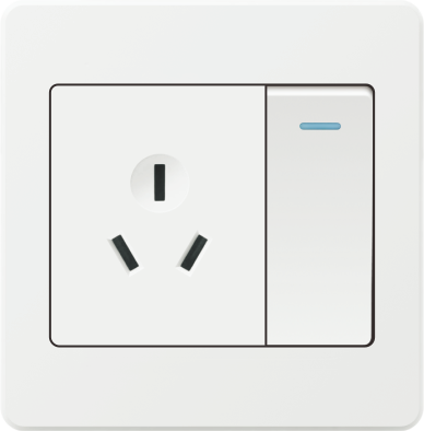 T9-009 一开带16A三极插座