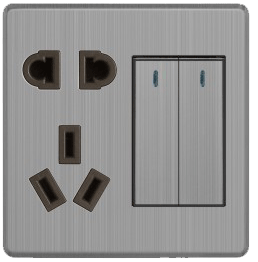 LD-014 二开带二三极插座