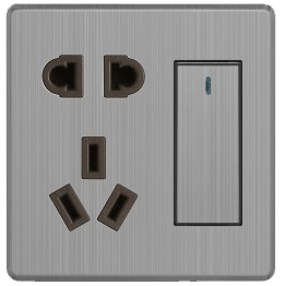 LD-013 一开带二三极插座