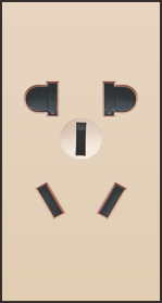 T14-017 小五孔插座