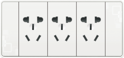 T14-007 三位五孔插座