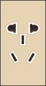 T18-017 小五孔插座