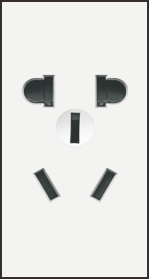 T14-017 小五孔插座