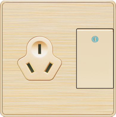 T2-009 一开带16A三极插座